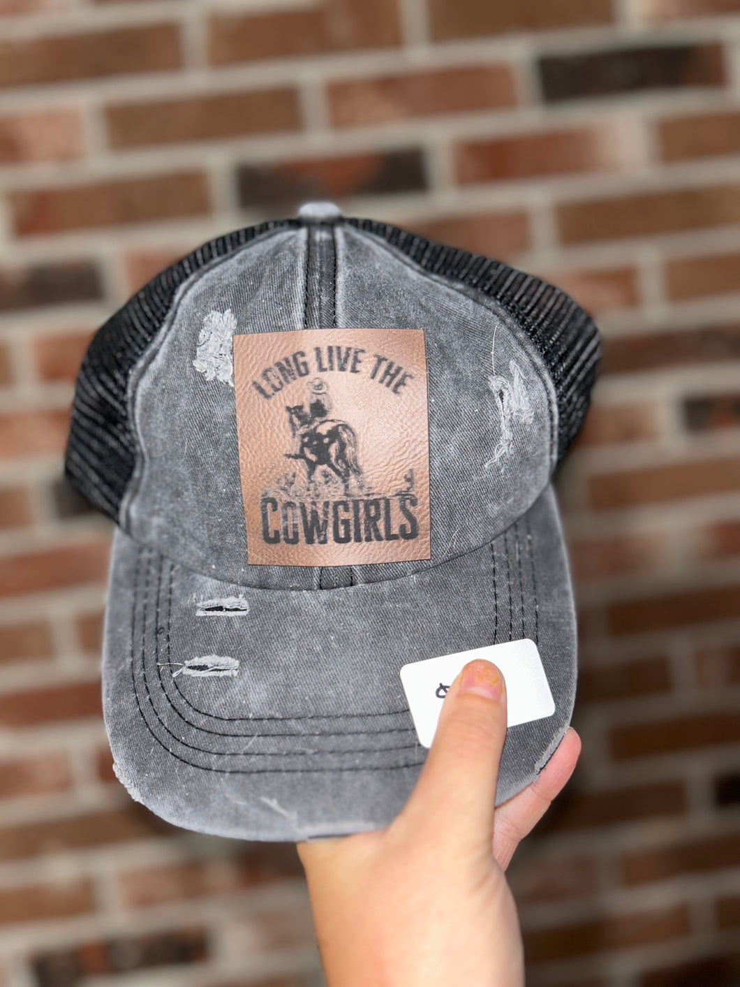 Long Live Cowgirls Ponytail Hat