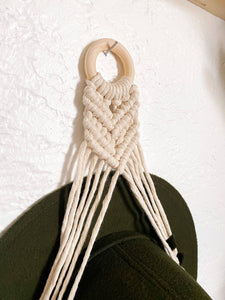 Macrame Hat Hanger | Macrame Hat Holder | Hat Decor