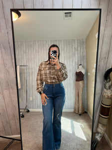 Plaid Crop Top