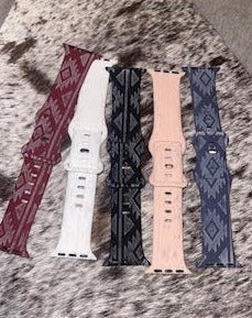 Aztec Engraved Apple Watch Bands